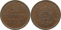 BRANDENBURG PREUSSEN 2 PFENNIG Wilhelm I. (1861-1888) -