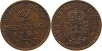 BRANDENBURG PREUSSEN 2 PFENNIG Wilhelm I. (1861-1888) -