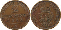 BRANDENBURG PREUSSEN 2 PFENNIG Wilhelm I. (1861-1888) -