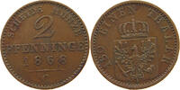 BRANDENBURG PREUSSEN 2 PFENNIG Wilhelm I. (1861-1888) -