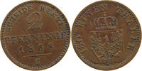 BRANDENBURG PREUSSEN 2 PFENNIG Wilhelm I. (1861-1888) -