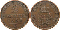 BRANDENBURG PREUSSEN 2 PFENNIG Wilhelm I. (1861-1888) -