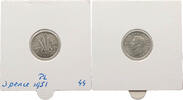 AUSTRALIA 3 PENCE GEORGE VI. (1936-1952) -