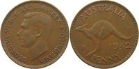 AUSTRALIA PENNY GEORGE VI. (1936-1952) -