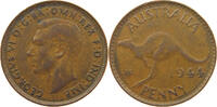 AUSTRALIA PENNY GEORGE VI. (1936-1952) -