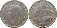 AUSTRALIA SIXPENCE GEORGE VI. (1936-1952) -