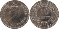 BELIZE 10 CENTS Elizabeth II. (1952-2022) -