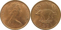 BERMUDA CENT ELIZABETH II. (1952-2022) TOP -