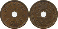 DENMARK 1 ÖRE CHRISTIAN X. (1912-1947) -