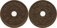 DENMARK 1 ÖRE CHRISTIAN X. (1912-1947) -