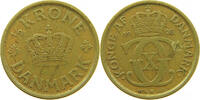 DENMARK 1/2 KRONE CHRISTIAN X. (1912-1947) -
