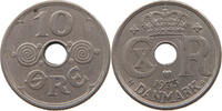 DENMARK 10 ÖRE CHRISTIAN X. (1912-1947) -