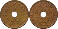 DENMARK 2 ÖRE CHRISTIAN X. (1912-1947) -