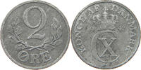 DENMARK 2 ORE CHRISTIAN X. (1912-1947) -