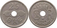 DENMARK 25 ÖRE CHRISTIAN X. (1912-1947) -