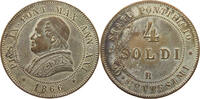 Vatikan 4 soldi Pio IX. 1846-1878. -