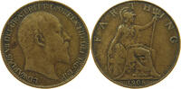 GREAT BRITAIN FARTHING EDWARD VII. (1901 - 1910) -