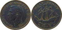 GREAT BRITAIN HALFPENNY GEORGE VI. (1936-1952) -
