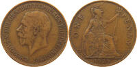 GREAT BRITAIN PENNY GEORGE V. (1910-1936) -