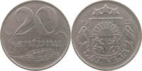 LATVIA 20 SANTIMU 1922 SS