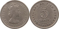 MALAYA AND BRITISH BORNEO 5 CENTS ELIZABETH II. (1952-2022) -