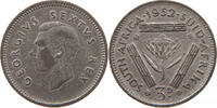 SOUTH AFRICA 3 PENCE GEORGE VI. (1936-1952) -