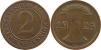WEIMARER REPUBLIK 2 RENTENPFENNIG -