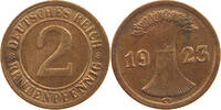 WEIMARER REPUBLIK 2 RENTENPFENNIG -
