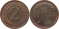 WEIMARER REPUBLIK 2 RENTENPFENNIG -
