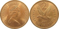 FALKLAND ISLANDS 2 CENTS ELIZABETH II. (1952-2022) -