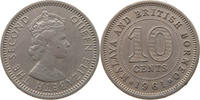 MALAYA AND BRITISH BORNEO 10 CENTS ELIZABETH II. (1952-2022) -
