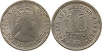 MALAYA AND BRITISH BORNEO 10 CENTS ELIZABETH II. (1952-2022) -