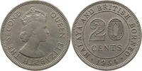 MALAYA AND BRITISH BORNEO 20 CENTS ELIZABETH II. (1952-2022) -