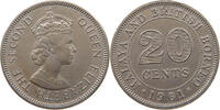 MALAYA AND BRITISH BORNEO 20 CENTS ELIZABETH II. (1952-2022) -