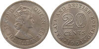 MALAYA AND BRITISH BORNEO 20 CENTS ELIZABETH II. (1952-2022) -