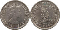 MALAYA AND BRITISH BORNEO 5 CENTS ELIZABETH II. (1952-2022) -