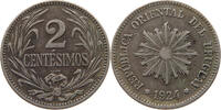 URUGUAY 2 CENTESIMOS 1924 SS 5,00 EUR  zzgl. 5,99 EUR Versand