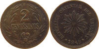 URUGUAY 2 CENTESIMOS 1949 S 5,00 EUR  zzgl. 5,99 EUR Versand