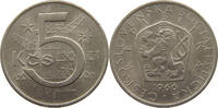 CZECHOSLOVAKIA 5 KORUN -