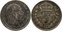 GREAT BRITAIN 3 PENCE EDWARD VII. (1901 - 1910) -