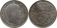 GREAT BRITAIN 3 PENCE EDWARD VII. (1901 - 1910) -