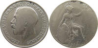 GREAT BRITAIN PENNY GEORGE V. (1910-1936) SILVER PLATED -
