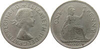 GREAT BRITAIN PENNY ELIZABETH II. (1952-2022) SILVER PLATED -