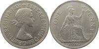 GREAT BRITAIN PENNY ELIZABETH II. (1952-2022) SILVER PLATED -