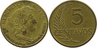 5 CENTAVOS 1944 PERU  SS