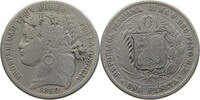 PESETA 1880 PERU  S