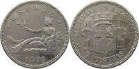 SPAIN 2 PESETAS PROVISIONAL GOVERNMENT (1868-1871) 74 -