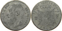 BELGIUM 2 FRANCS LEOPOLD II. 1865-1909 ZINC FORGERY ZEITGENÖSSISCHE FÄLSCHUNG -