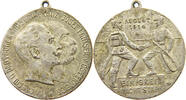 KAISERREICH MEDAILLE WILHELM II. FRANZ JOSEPH I. Einigkeit macht stark -