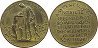 WEIMARER REPUBLIK MEDAILLE Inflation Des deutschen Volkes Leidensweg 15. NOVEMBER -
